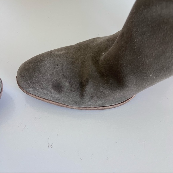 Giuseppe Zanotti Nicky Ankle Boots Suede Side Zip Pointed Toe - Picture 12 of 14